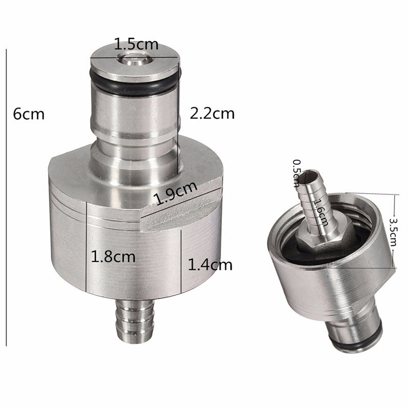 Stainless Steel Carbonation Cap for PET Bottles by HitMyNeed