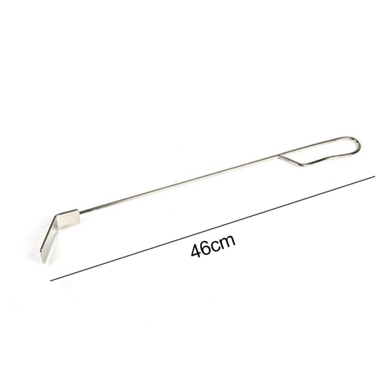 Stainless Steel Charcoal Ash Rake 46 cm by HitMyNeed