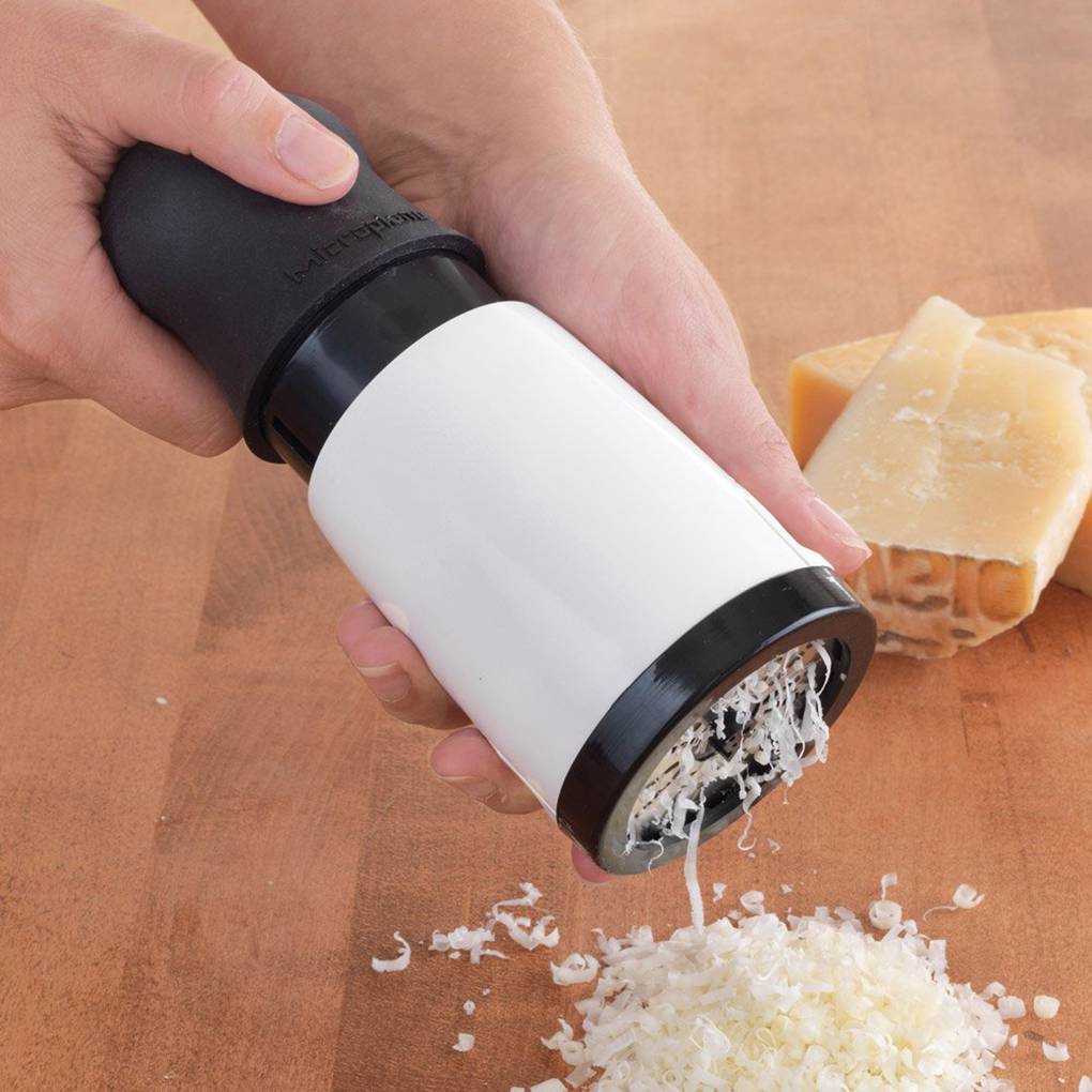 Stainless Steel Cheese & Chocolate Grater, 2 Blades by HitMyNeed