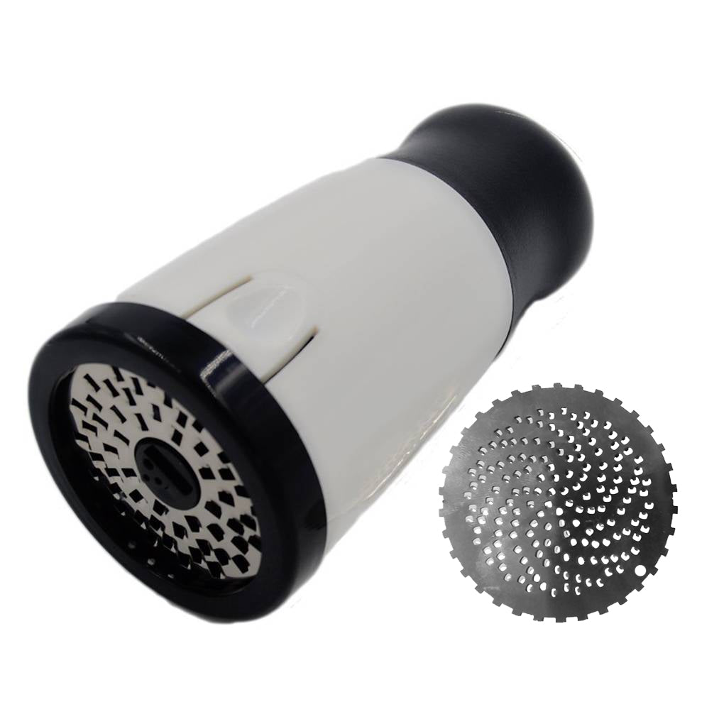 Stainless Steel Cheese & Chocolate Grater, 2 Blades by HitMyNeed