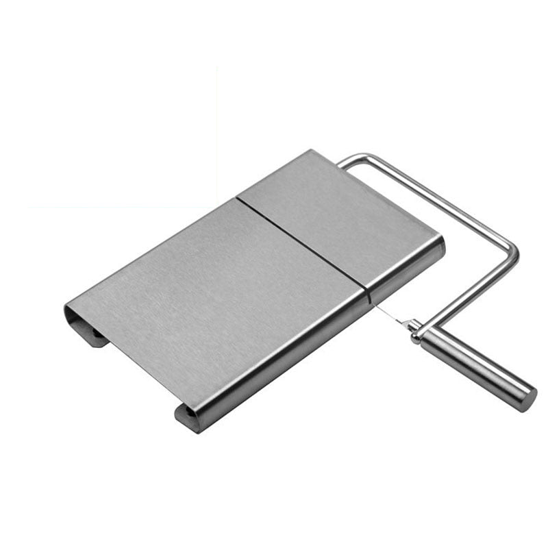 Stainless Steel Cheese Cutting Board with Wire Slicer by HitMyNeed