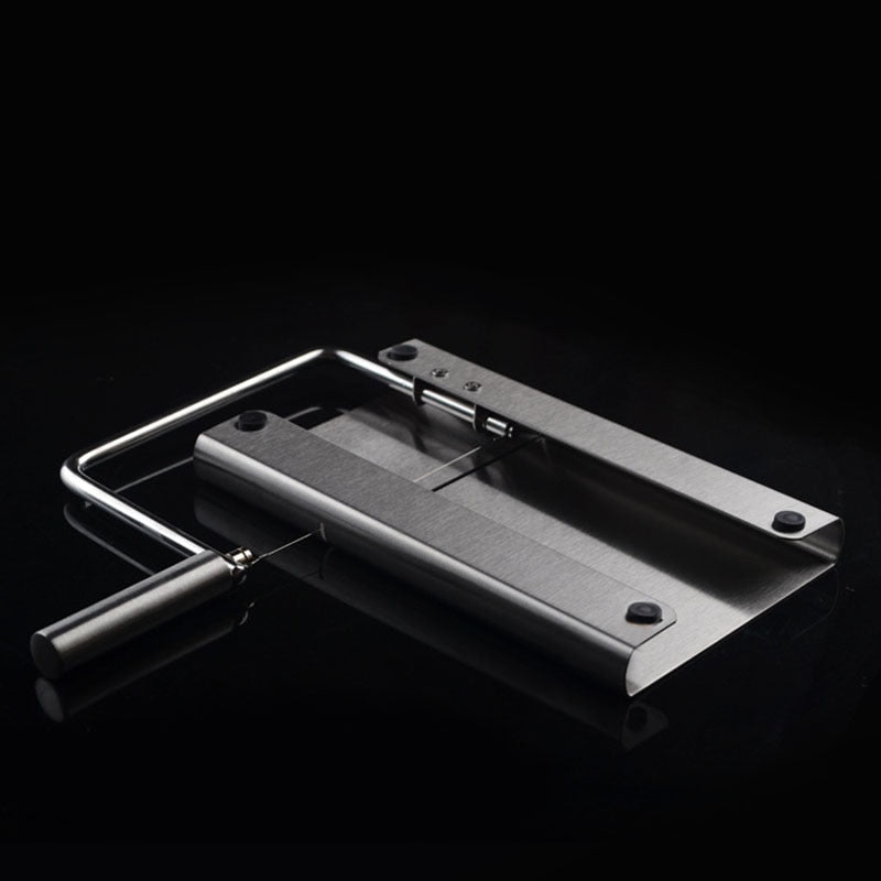 Stainless Steel Cheese Cutting Board with Wire Slicer by HitMyNeed