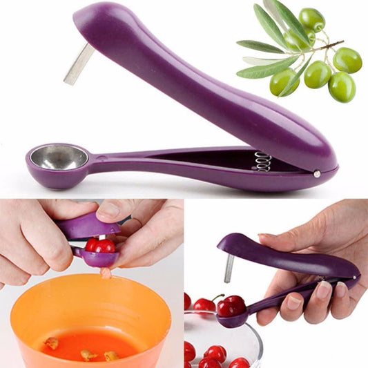 Stainless Steel Cherry and Olive Pitting Tool by HitMyNeed