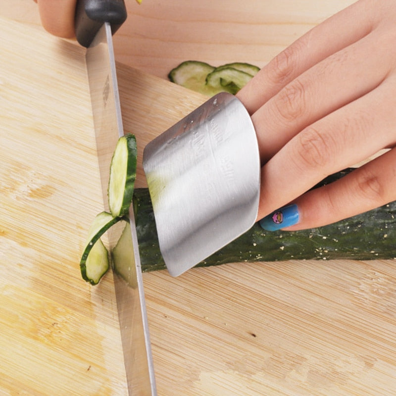 Stainless Steel Chopping Finger Guard Protector by HitMyNeed