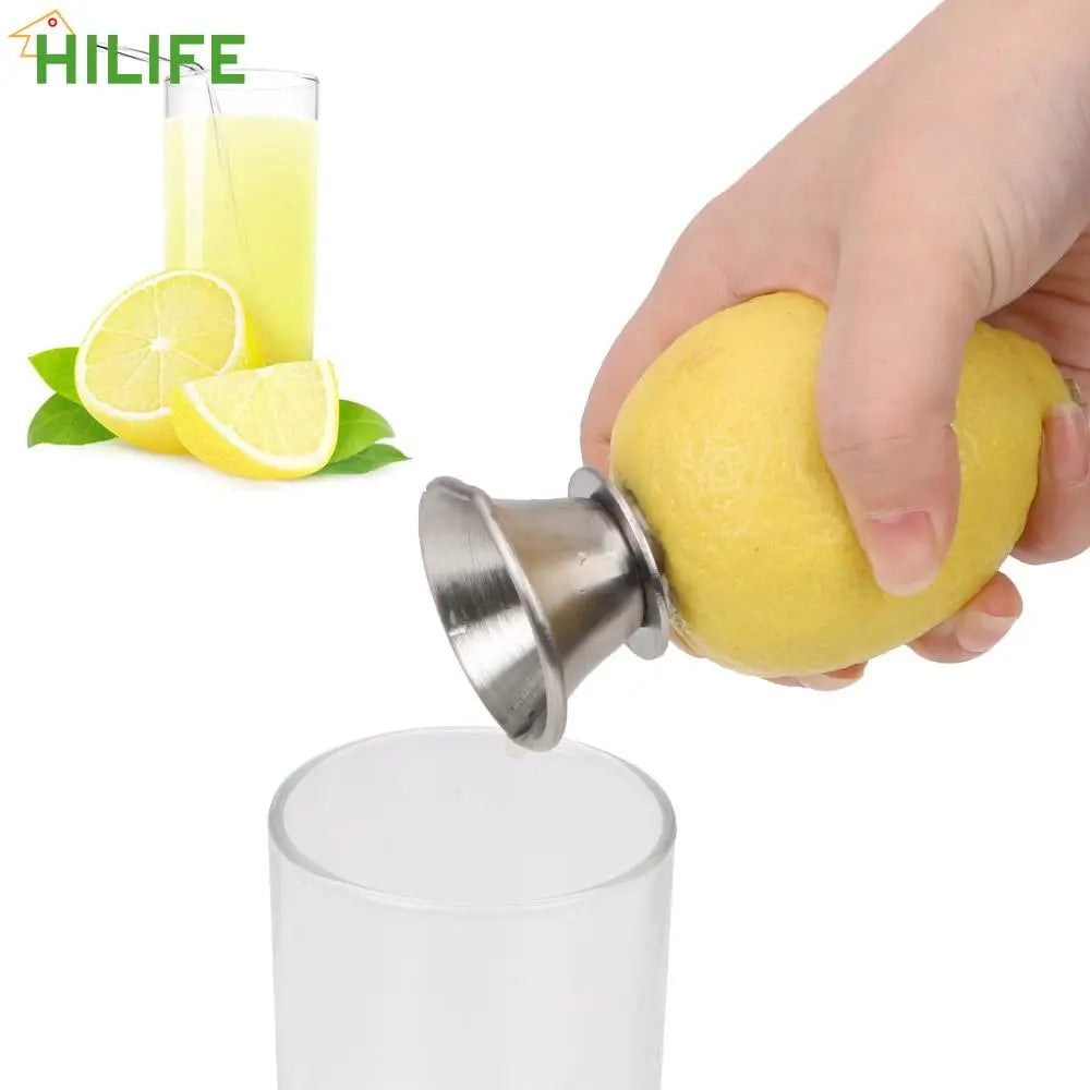 Stainless Steel Citrus Hand Juicer with Pourer by HitMyNeed