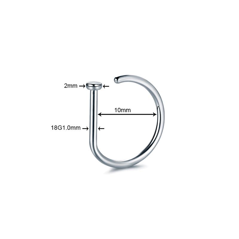Stainless Steel Clip-On Nose Ring by HitMyNeed