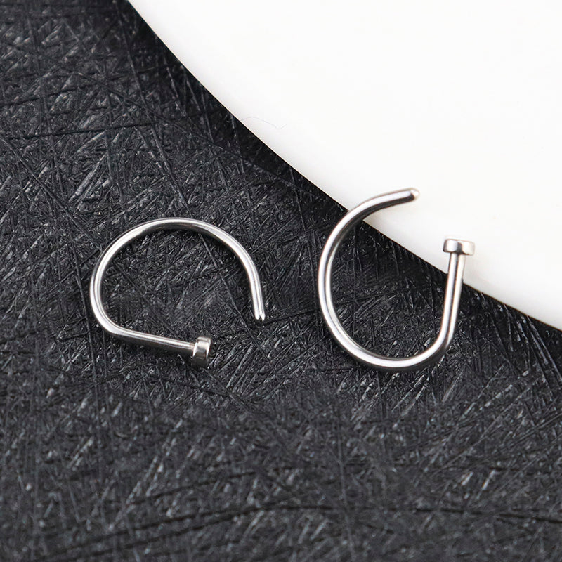 Stainless Steel Clip-On Nose Ring by HitMyNeed