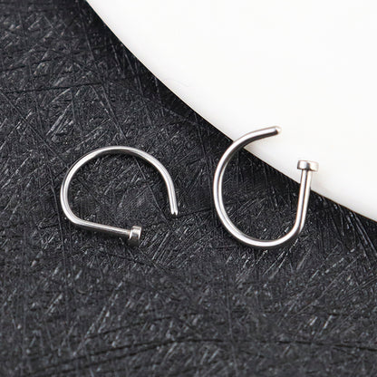Stainless Steel Clip-On Nose Ring by HitMyNeed