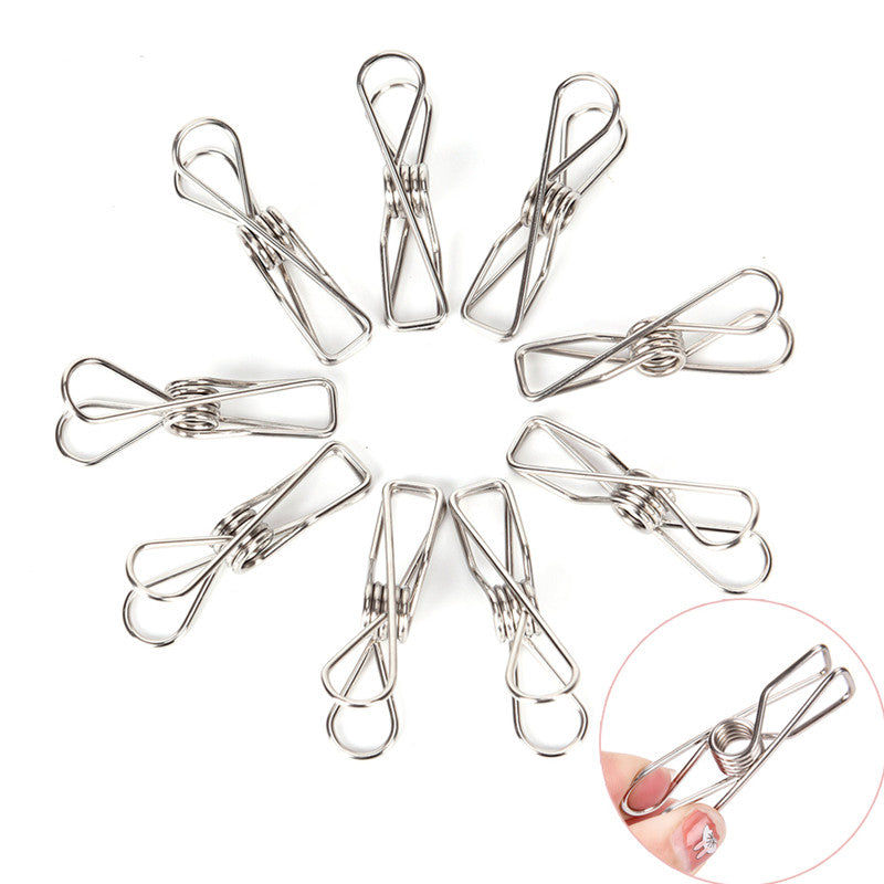 Stainless Steel Clothesline Pins (Set of 20) by HitMyNeed