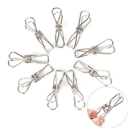 Stainless Steel Clothesline Pins (Set of 20) by HitMyNeed