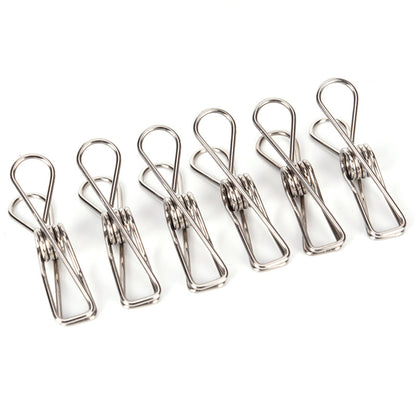 Stainless Steel Clothesline Pins (Set of 20) by HitMyNeed