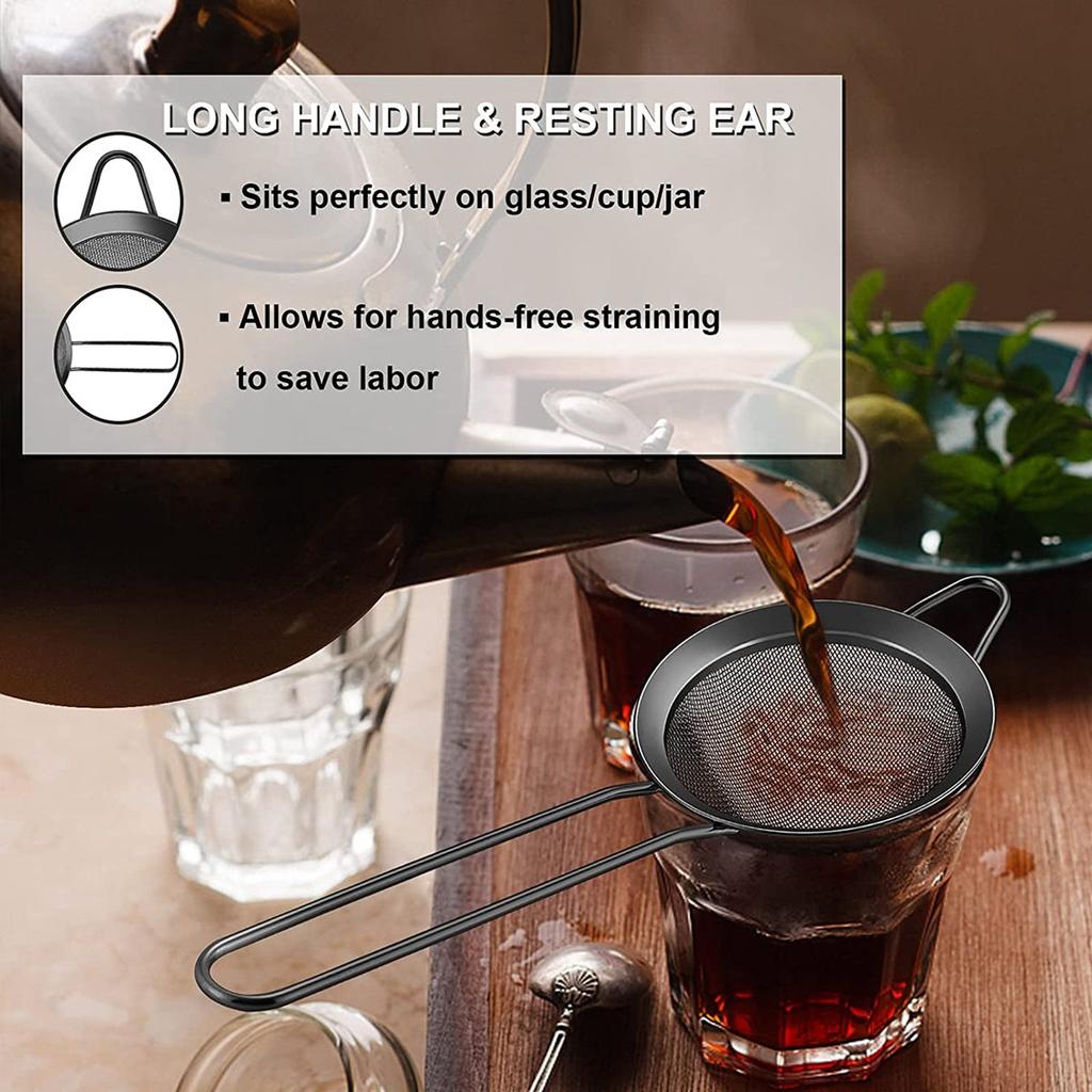 Stainless Steel Cocktail Sieve Strainer 9in by HitMyNeed