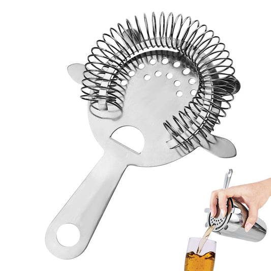 Stainless Steel Cocktail Strainer for Home & Bar by HitMyNeed