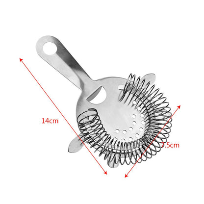 Stainless Steel Cocktail Strainer for Home & Bar by HitMyNeed