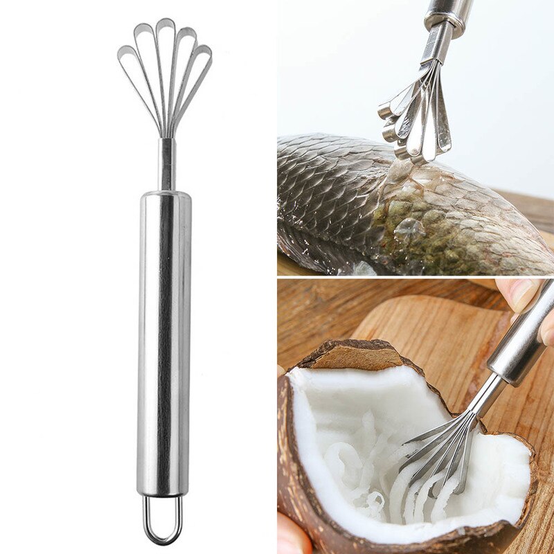 Stainless Steel Coconut Meat Shaver & Scraper by HitMyNeed