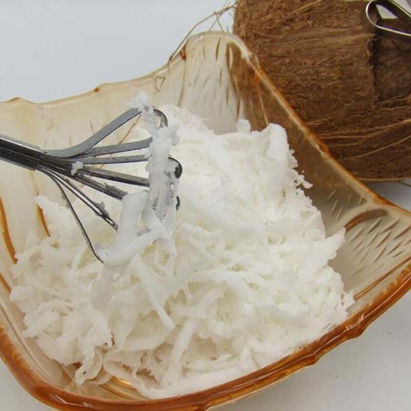 Stainless Steel Coconut Meat Shaver & Scraper by HitMyNeed