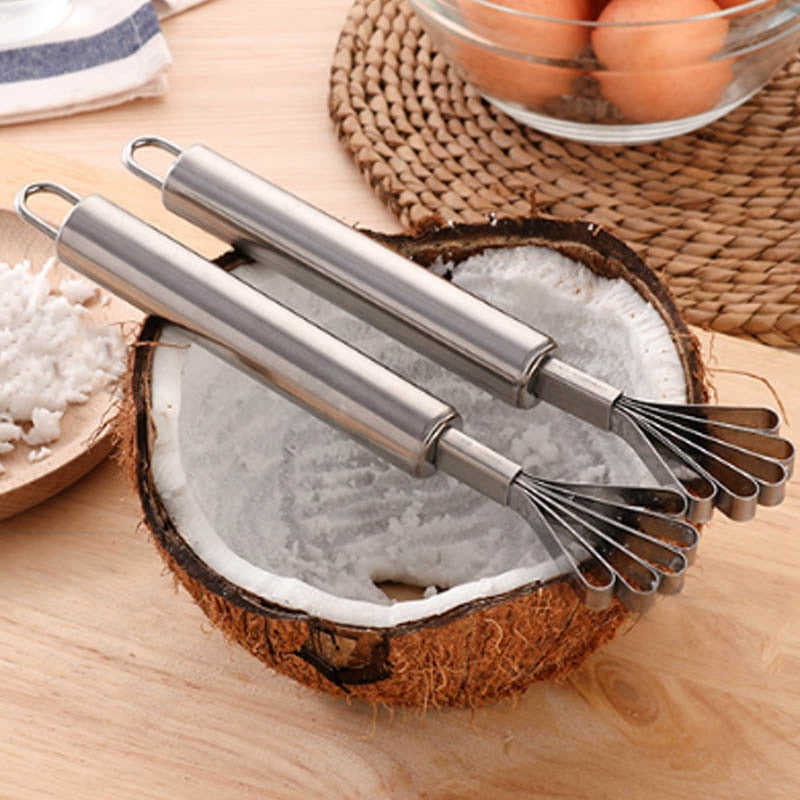 Stainless Steel Coconut Scraper and Shaver Tool by HitMyNeed