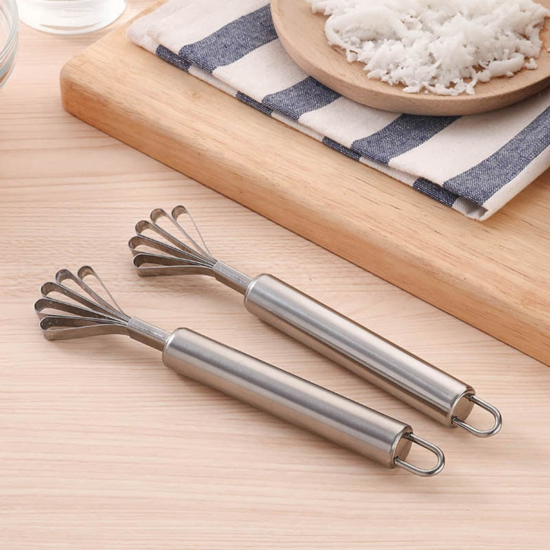 Stainless Steel Coconut Scraper and Shaver Tool by HitMyNeed