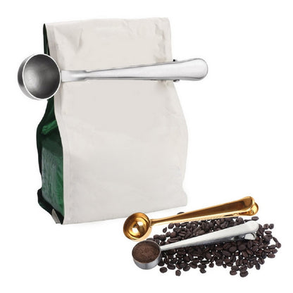 Stainless Steel Coffee Scoop Measuring Spoon Clip by HitMyNeed