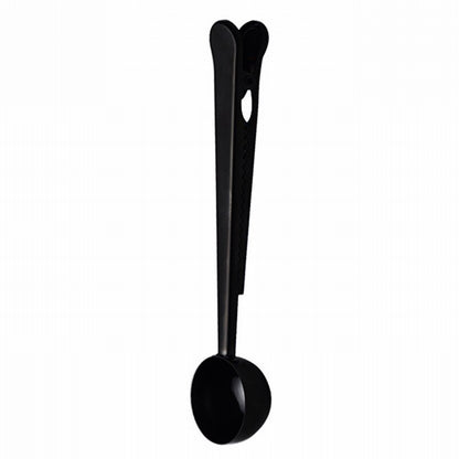 Stainless Steel Coffee Scoop Measuring Spoon Clip black by HitMyNeed