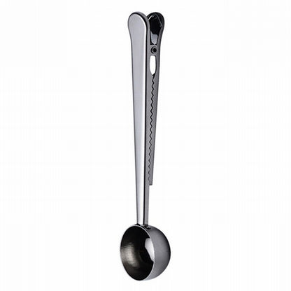 Stainless Steel Coffee Scoop Measuring Spoon Clip silver by HitMyNeed