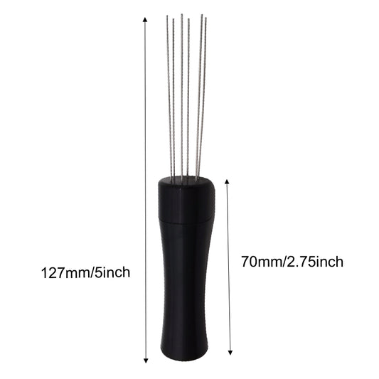 Stainless Steel Coffee Stirring Needle Tamper black-distributor by HitMyNeed