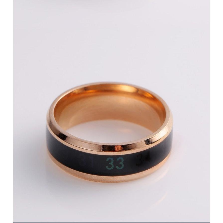 Stainless Steel Color-Changing Couples Mood Ring by HitMyNeed