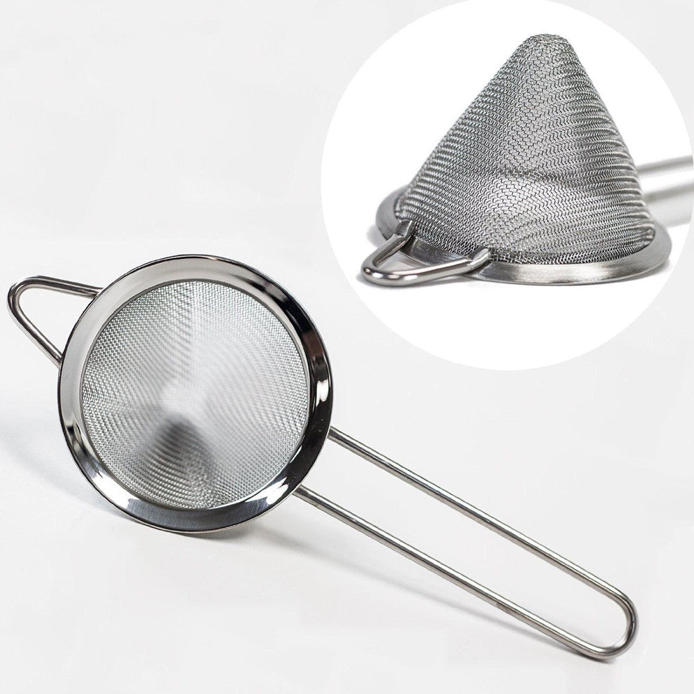 Stainless Steel Conical Soup Strainer 20 cm by HitMyNeed
