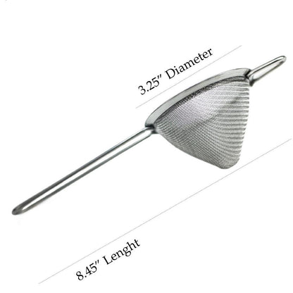 Stainless Steel Conical Soup Strainer 20 cm by HitMyNeed