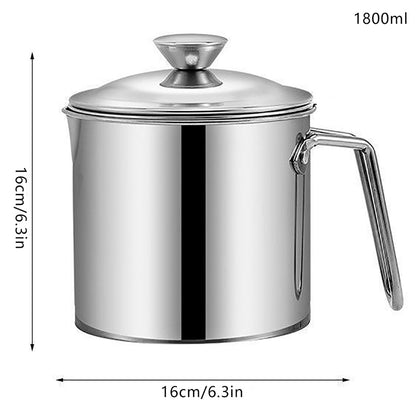 Stainless Steel Cooking Oil Strainer Container by HitMyNeed