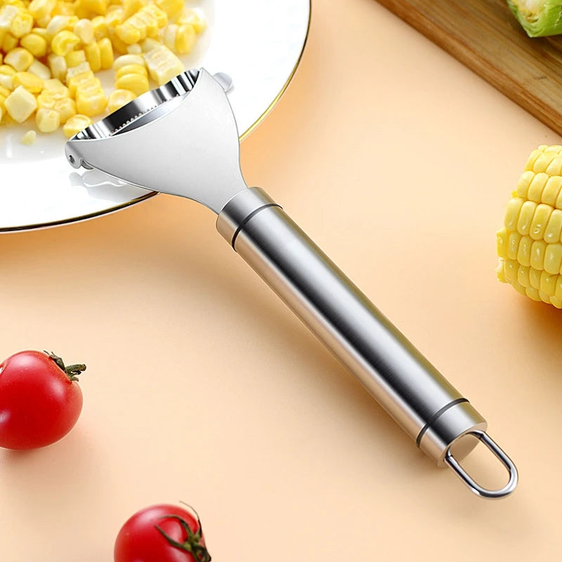 Stainless Steel Corn Cob Cutter Tool by HitMyNeed