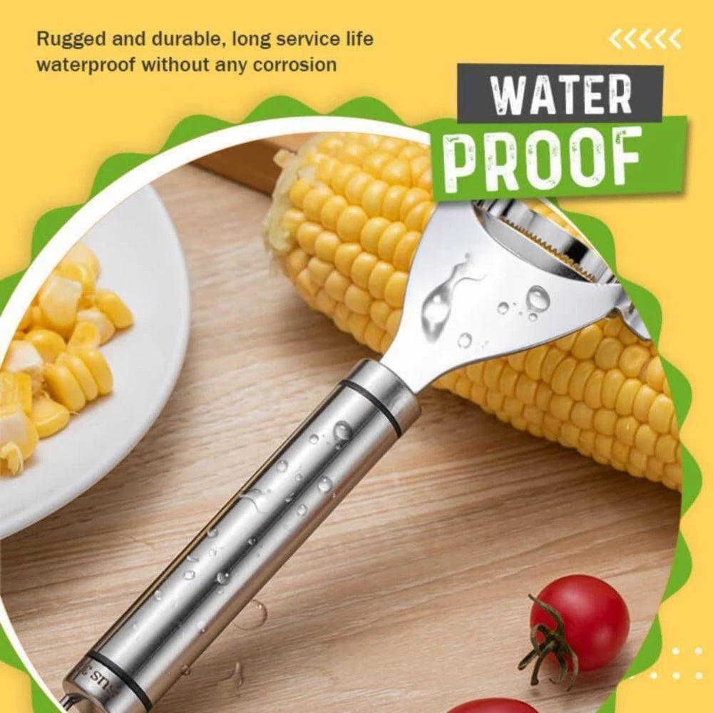 Stainless Steel Corn Peeler and Thresher Tool by HitMyNeed