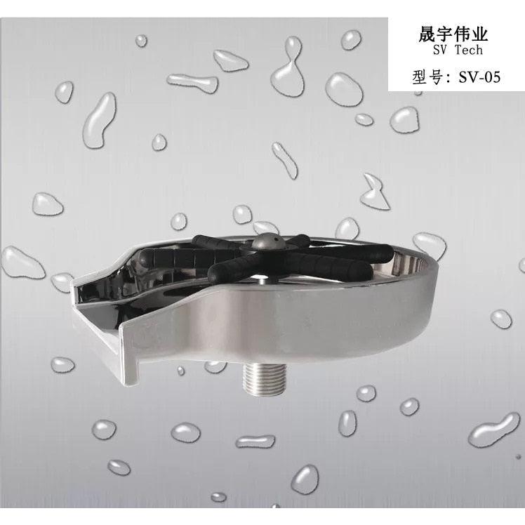 Stainless Steel Countertop Glass Rinser by HitMyNeed