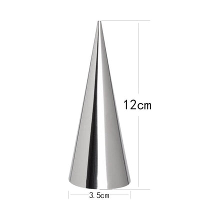 Stainless Steel Cream Horn Molds Cones (12 Pack) by HitMyNeed