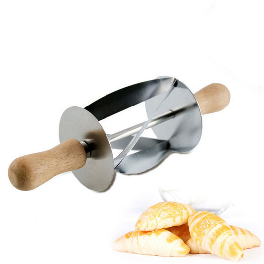 Stainless Steel Croissant Cutter Pastry Roller by HitMyNeed