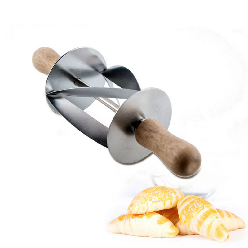 Stainless Steel Croissant Cutter Pastry Roller by HitMyNeed