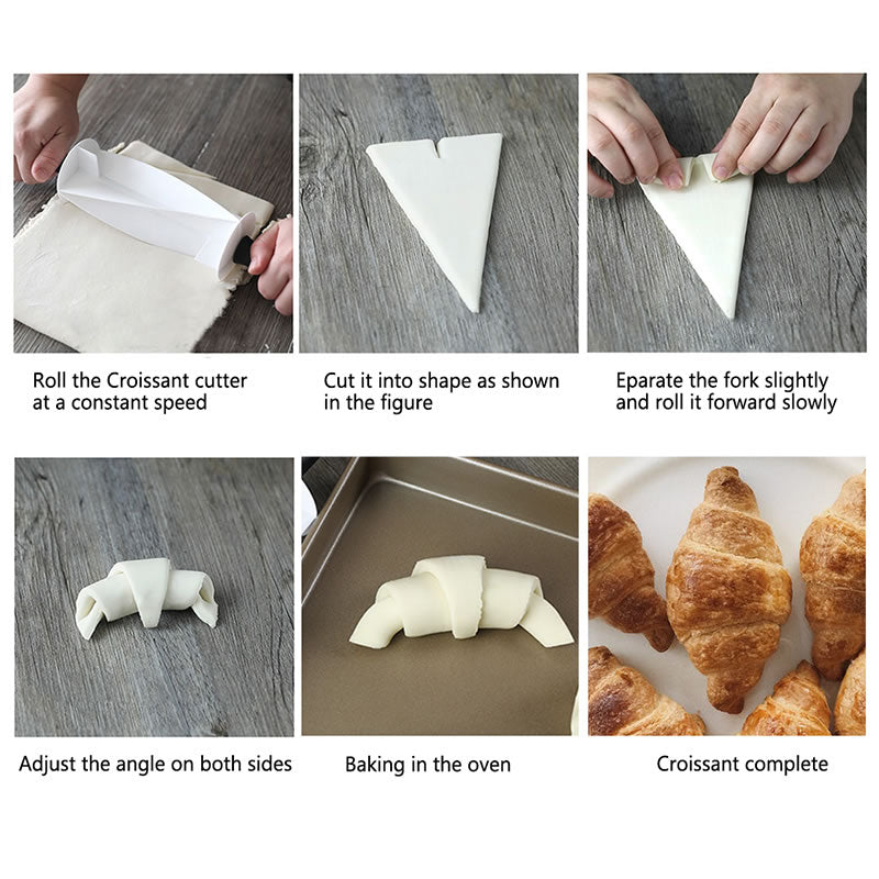 Stainless Steel Croissant Dough Cutter Roller by HitMyNeed