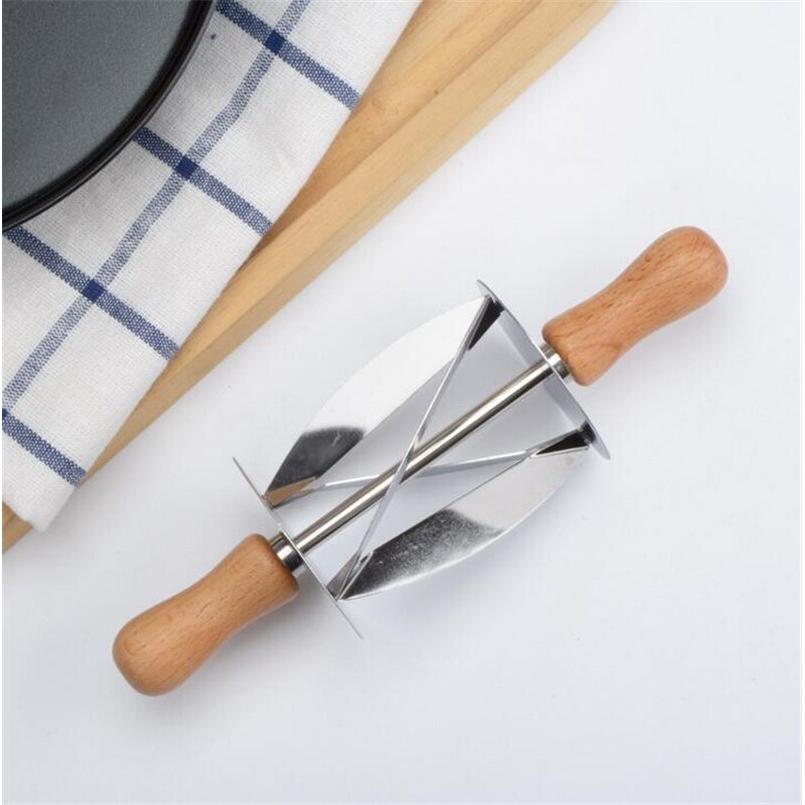 Stainless Steel Croissant Roller Dough Cutter by HitMyNeed