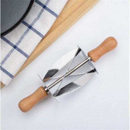 Stainless Steel Croissant Roller Dough Cutter by HitMyNeed