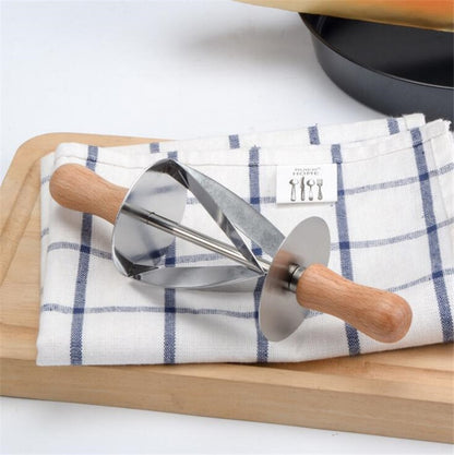 Stainless Steel Croissant Roller Dough Cutter by HitMyNeed
