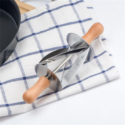 Stainless Steel Croissant Roller Dough Cutter by HitMyNeed