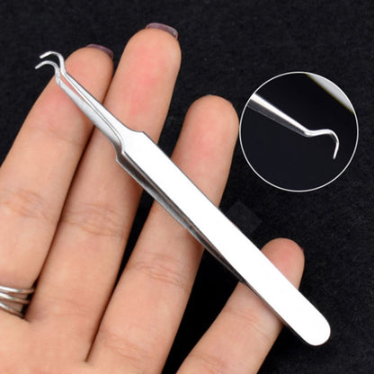 Stainless Steel Curved Blackhead Tweezers by HitMyNeed