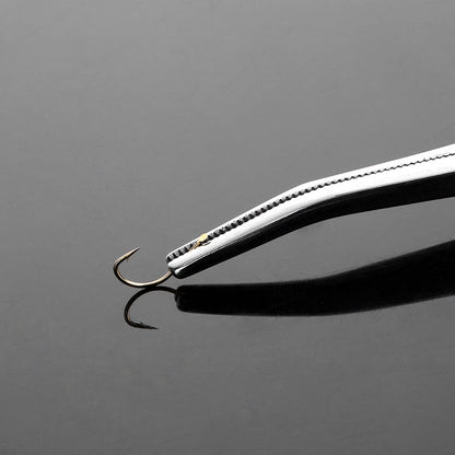 Stainless Steel Curved Fishing Forceps 18.5cm by HitMyNeed