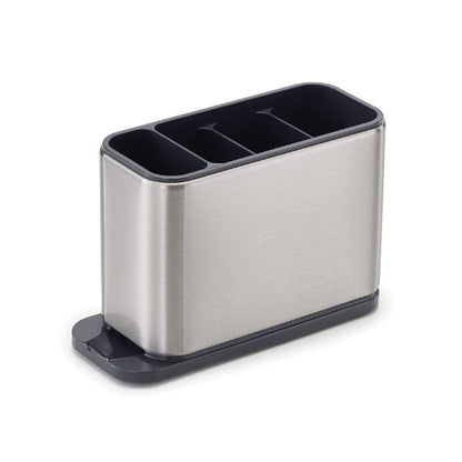 Stainless Steel Cutlery Holder with Drainer Base by HitMyNeed