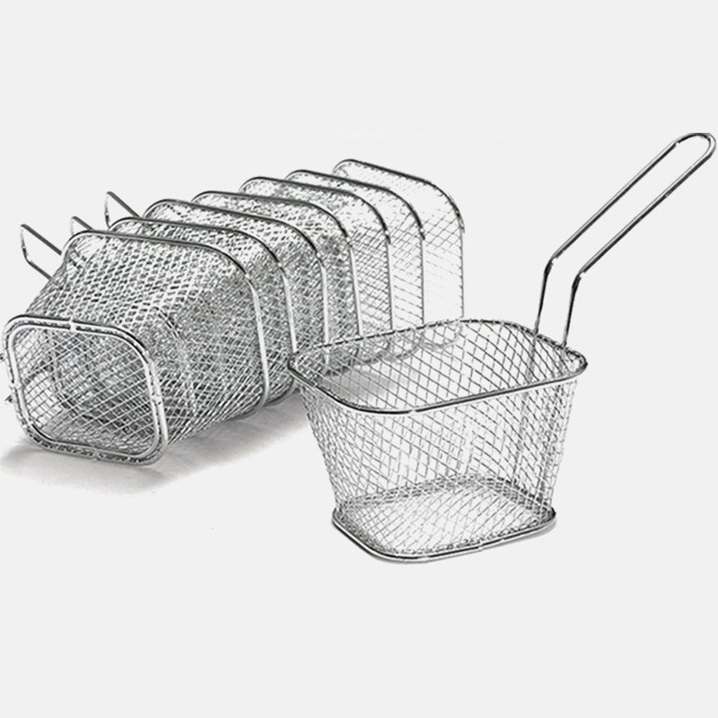 Stainless Steel Deep Fryer Basket with Handle by HitMyNeed