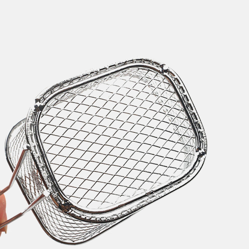 Stainless Steel Deep Fryer Basket with Handle by HitMyNeed