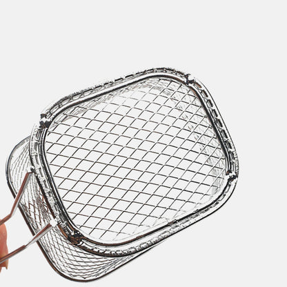 Stainless Steel Deep Fryer Basket with Handle by HitMyNeed