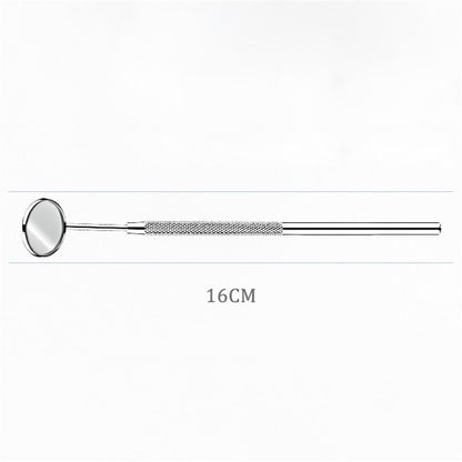 Stainless Steel Dental Examination Mirror 16 cm by HitMyNeed