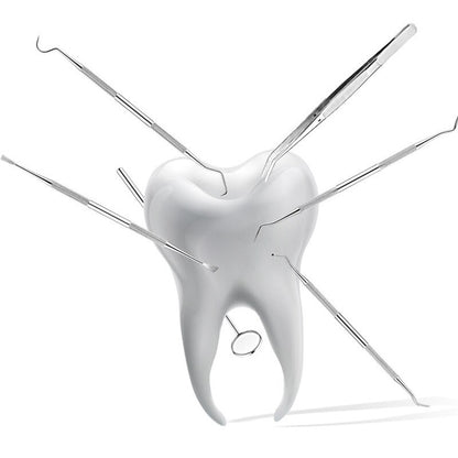 Stainless Steel Dental Examination Mirror 16 cm by HitMyNeed