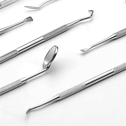 Stainless Steel Dental Examination Mirror 16 cm by HitMyNeed